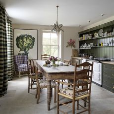 Rita Konig's kitchen-dining room hybrid at North Farm.