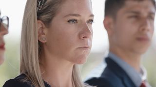 amanda zurawski in a press conference in the documentary zurawski v texas