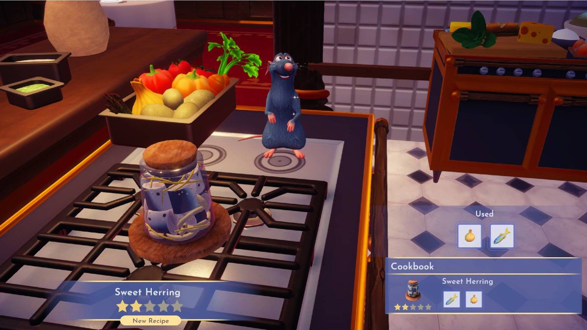 How to make Sweet Herring and Pickled Herring in Disney Dreamlight