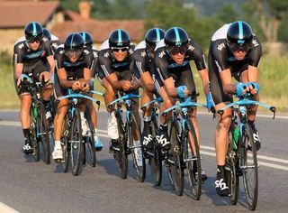 Team Sky could only manage fifth.