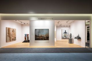 TEFAF exhibition with paintings