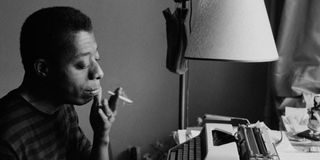 A photo of James Baldwin seen in I Am Not Your Negro