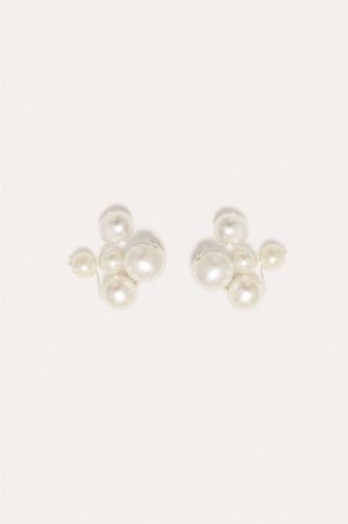 Universal Code - Pearl and Gold Vermeil Earrings