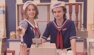 Robin and Steve Maya Hawke Joe Keery Stranger Things Netflix