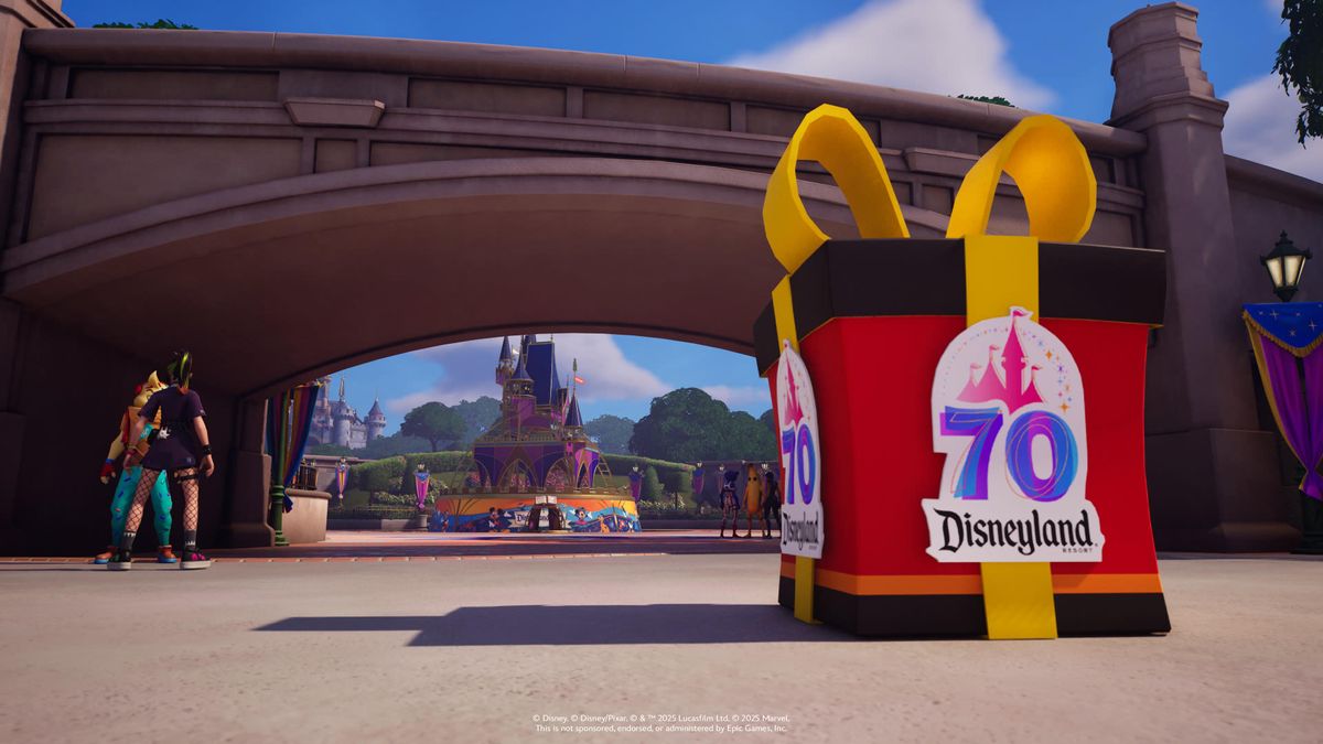 Disneyland Game Rush &ndash; Fortnite Creative Island