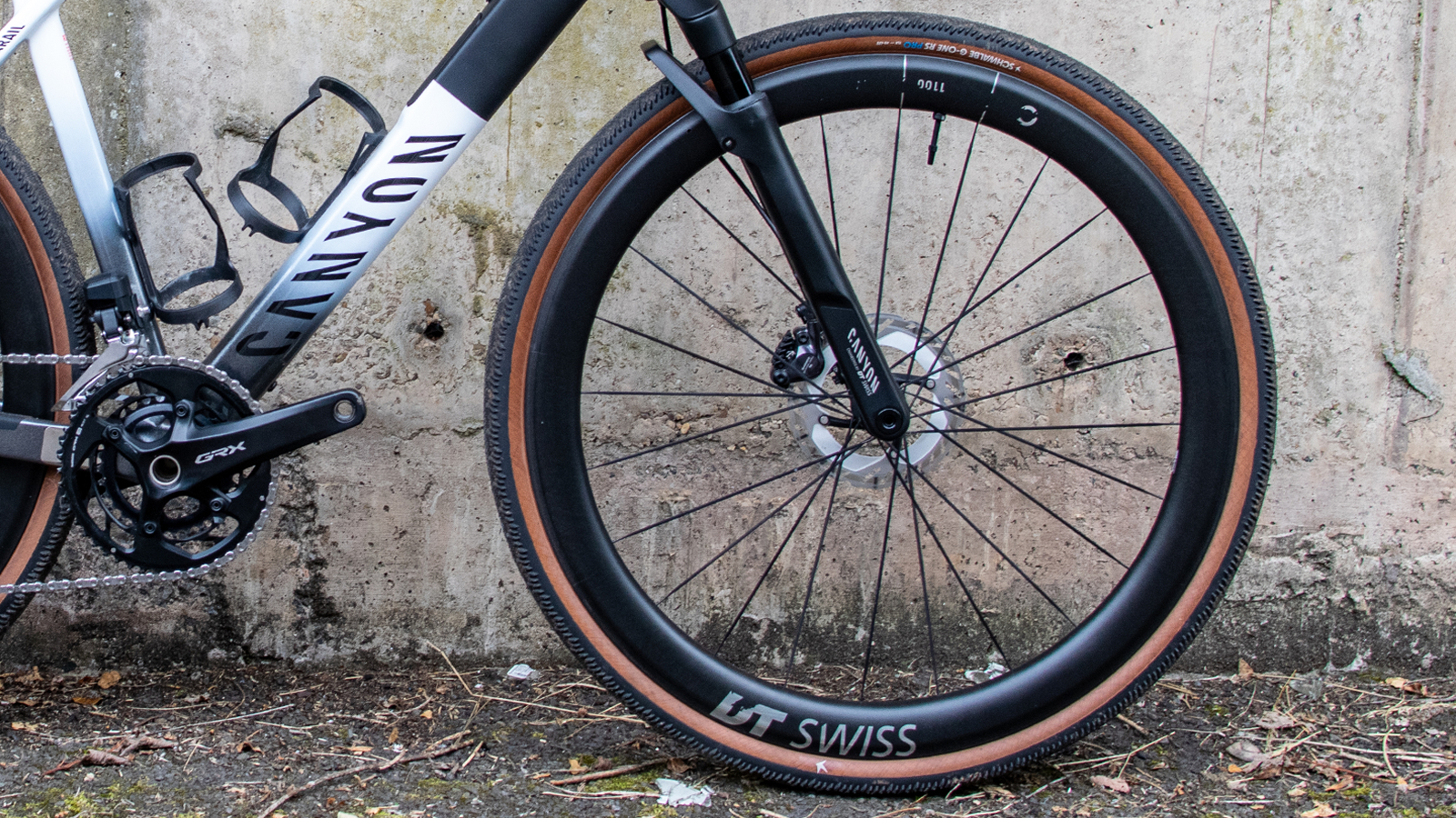 DT Swiss GRC 1100 Dicut fitted to a Canyon gravel bike