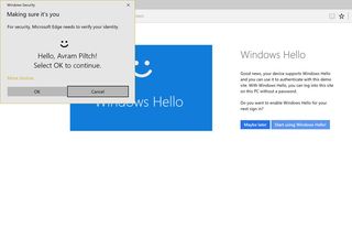 Windows Hello Website