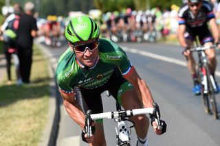 Thomas Voeckler attacks on stage six of the 2015 Tour de France