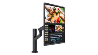 Product shot of LG DualUp Monitor 28MQ780, one of the best LG monitors