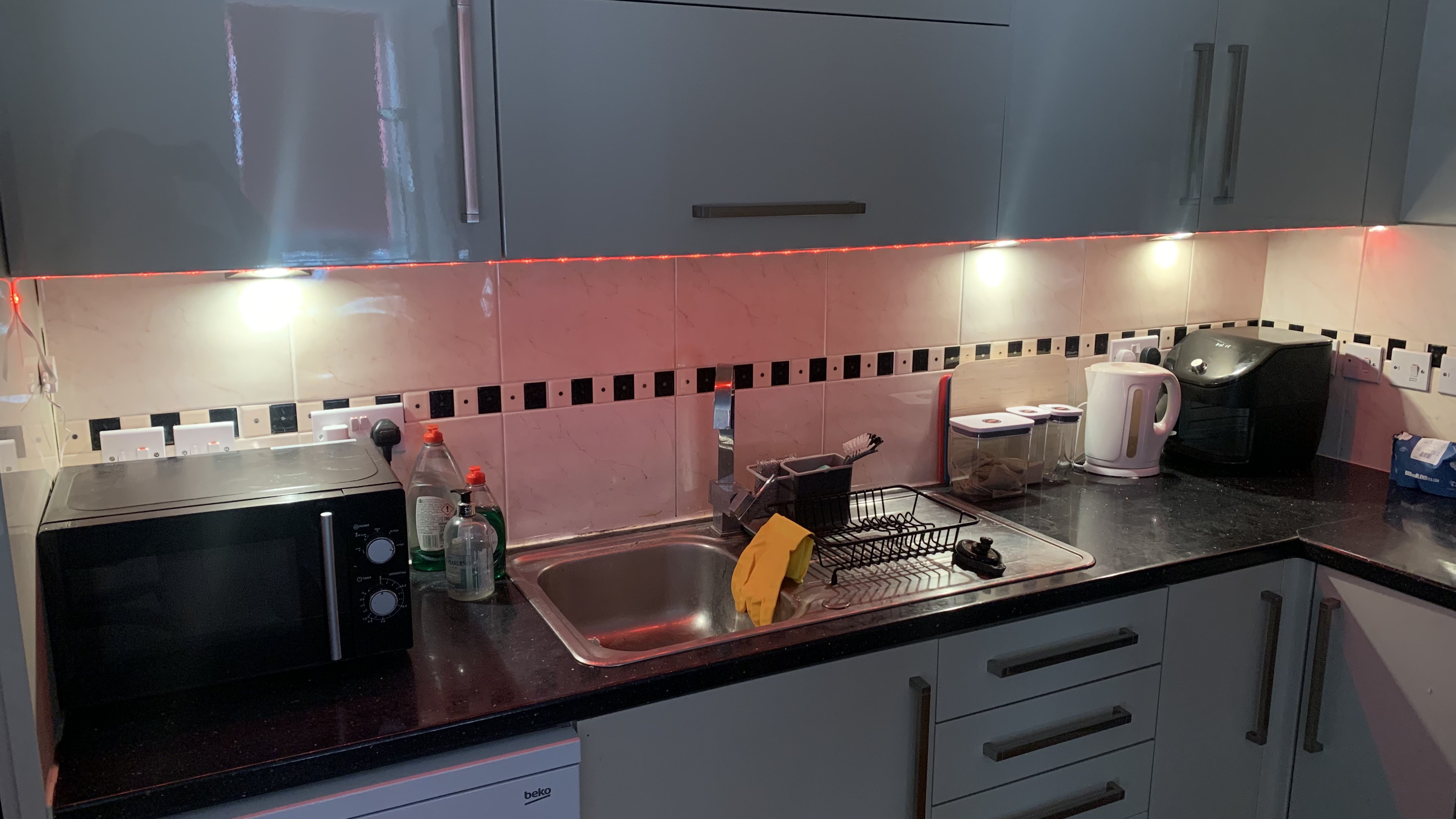 WiZ LED Strip smart light under kitchen cabinets