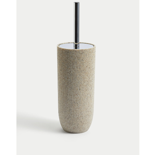 Natural Stone Effect Toilet Brush Holder