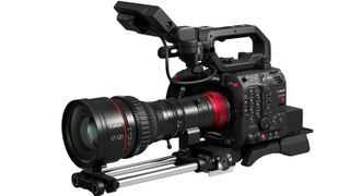 The new Canon EOS C400 6K Full-Frame RF Mount Cinema Camera.