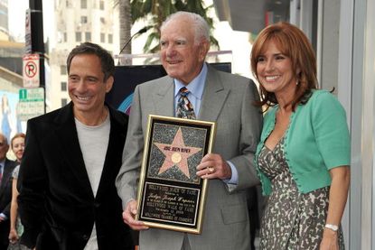 Judge Joseph Wapner with Harvey Levin and Judge Marilyn Milan.