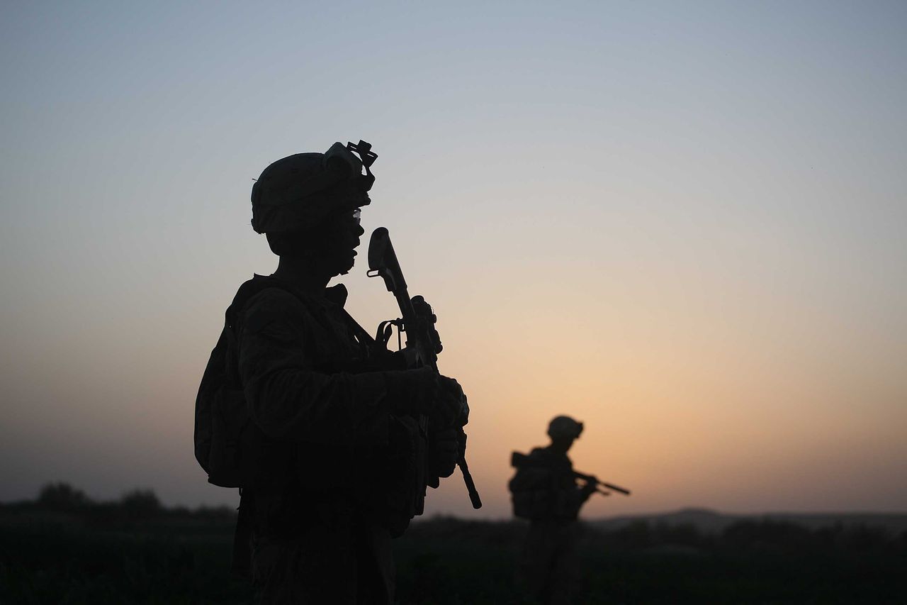 Troops in Herati, Afghanistan