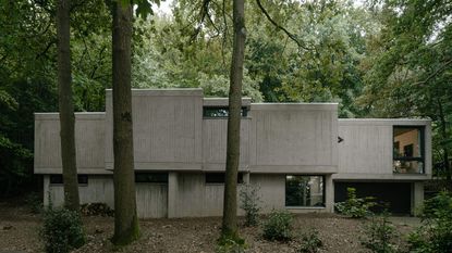 Villa Stuyven, Vanderbiest & Reynaert, 1970s brutalist house