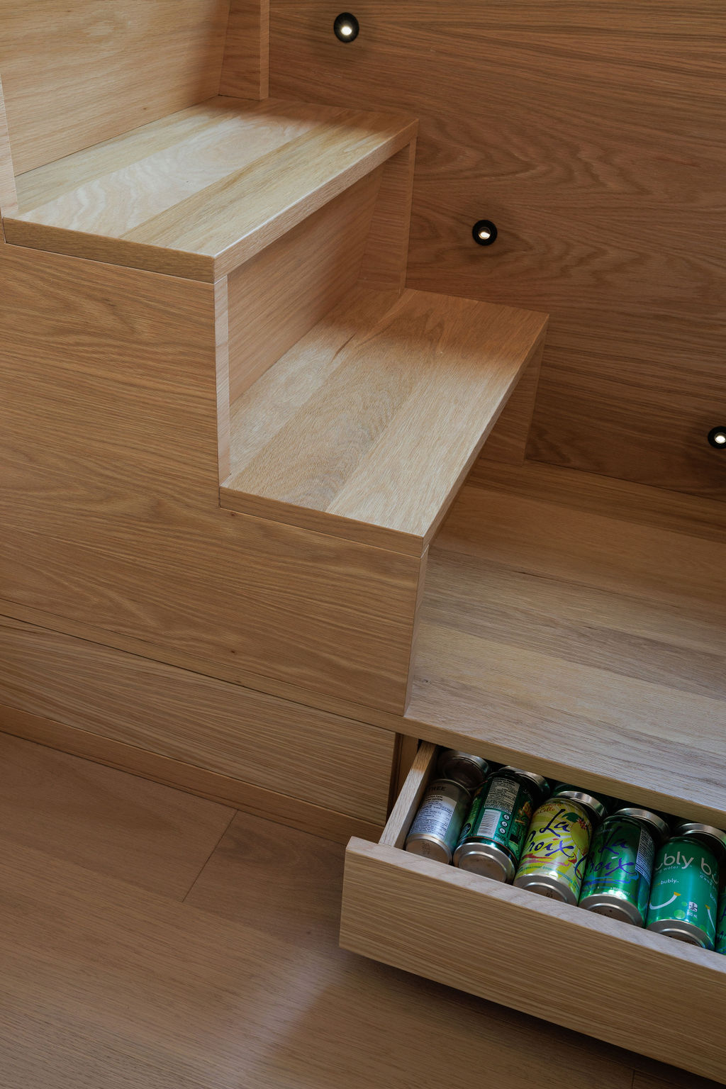Wood-lined Canadian cabin interiors