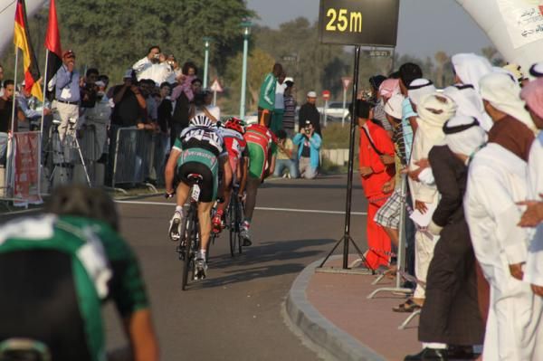 Less than 25 metres to go.