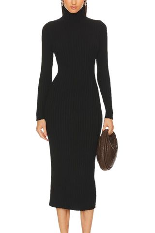 Kylie Rib Midi Dress