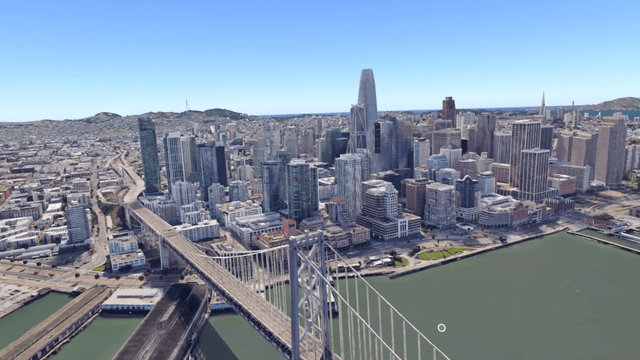 Google Maps XR for Android XR on Samsung Galaxy XR