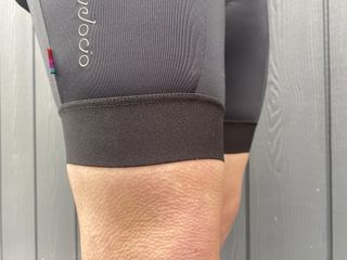 Leg gripper of the Velocio women;s Foundation bib shorts