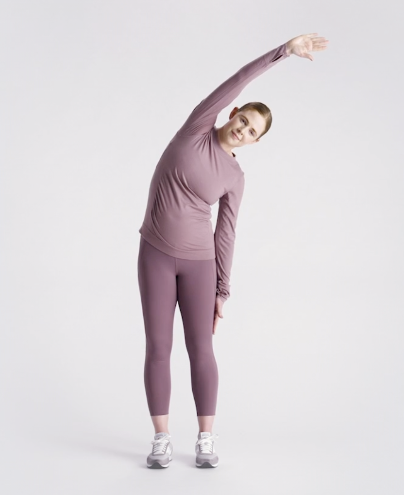 Standing side bend