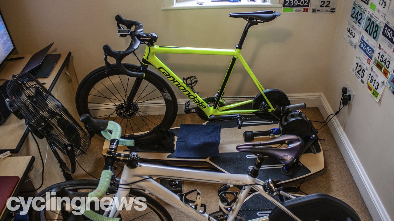 Canondale SuperSix Evo Disc ready for Zwift racing