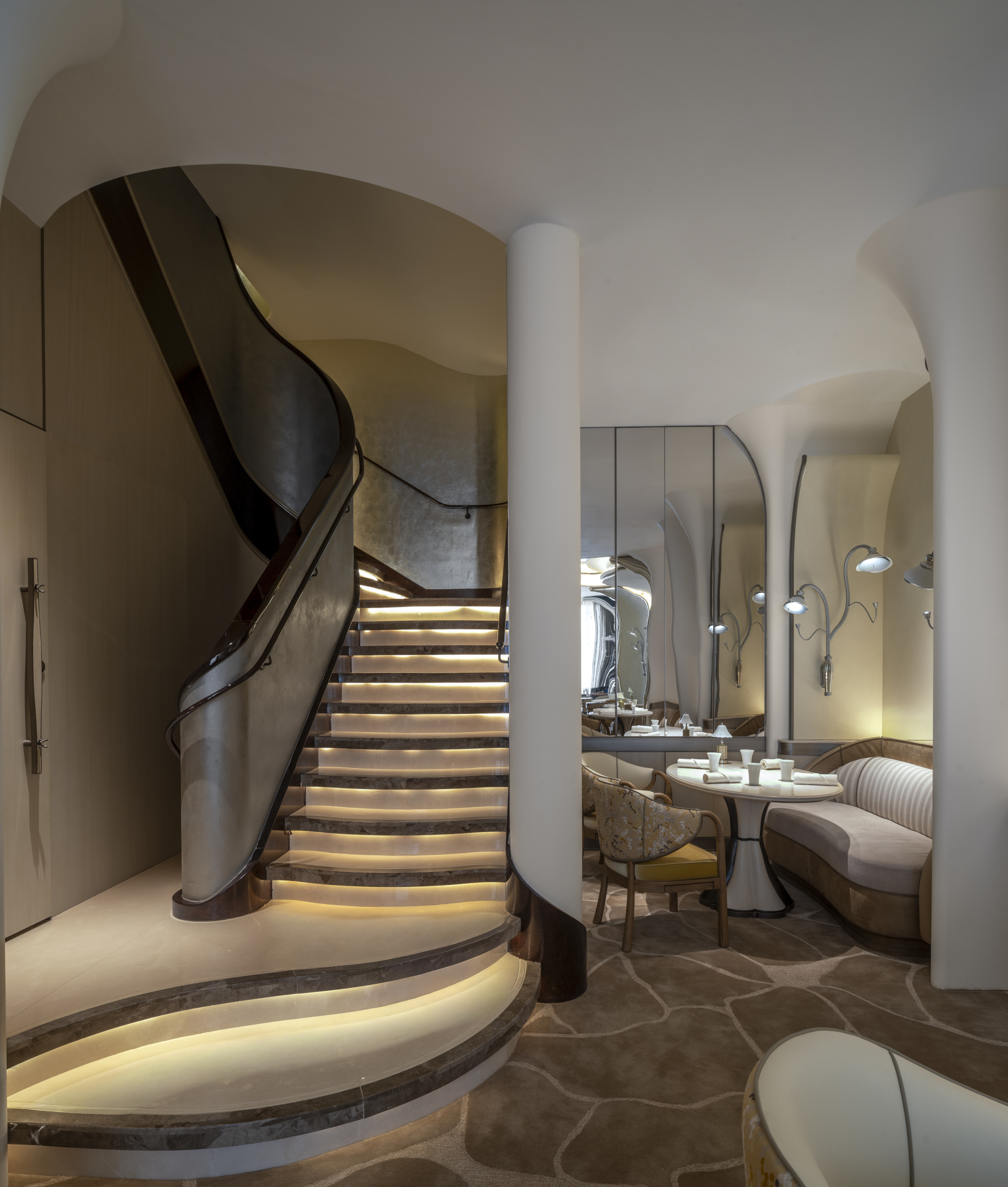 Interior of Vicky Lau&amp;rsquo;s Tate Hong Kong restaurant