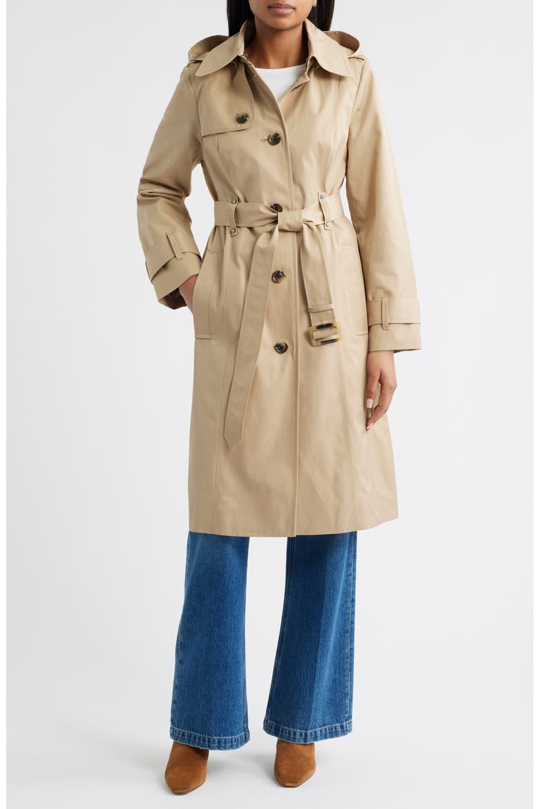 Double Breasted Trench Raincoat