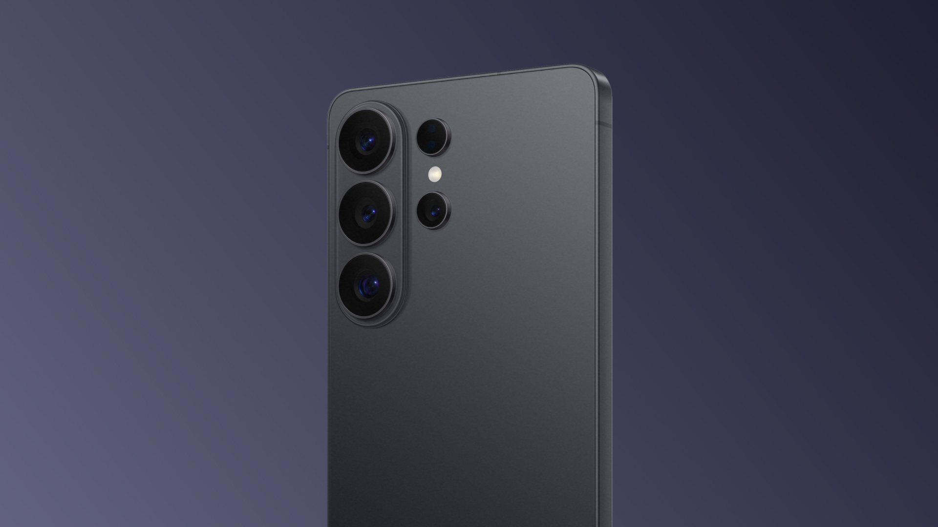 Samsung Galaxy S26 Ultra phone on blank background