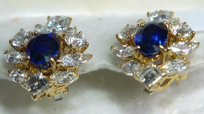 Cartier Paris Sapphire and Diamond Earrings