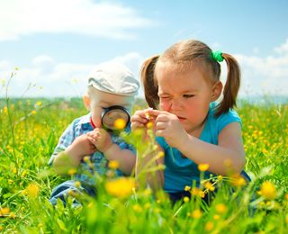 kids playing outdoors