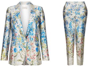 Metallic floral Gardenia Suit Set by Hobbs
