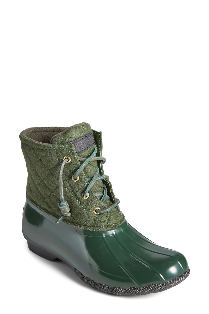 Sperry Saltwater Quilted Waterproof Rain Boot