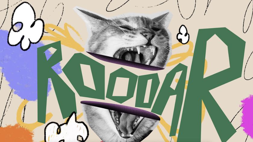 Procreate Dreams 2 key art showing a cat and the text &#039;Roooar&#039;