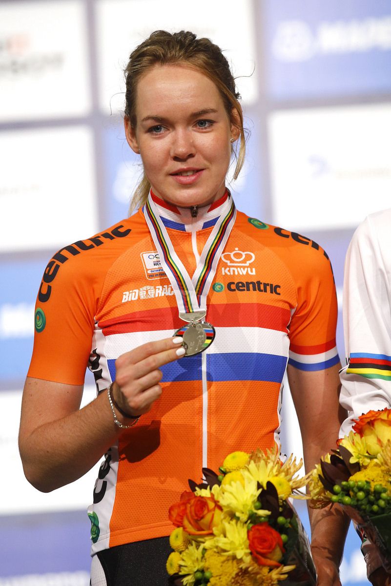 Silver medallist Anna Van Der Breggen (Netherlands)