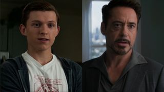 Tom Holland and RDJ in Civil War side by side. 