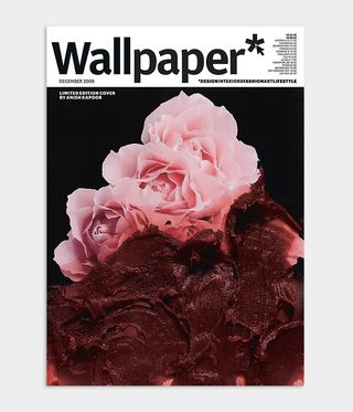 Artist Anish Kapoor Wallpaper* magazine cover design featuring red goo