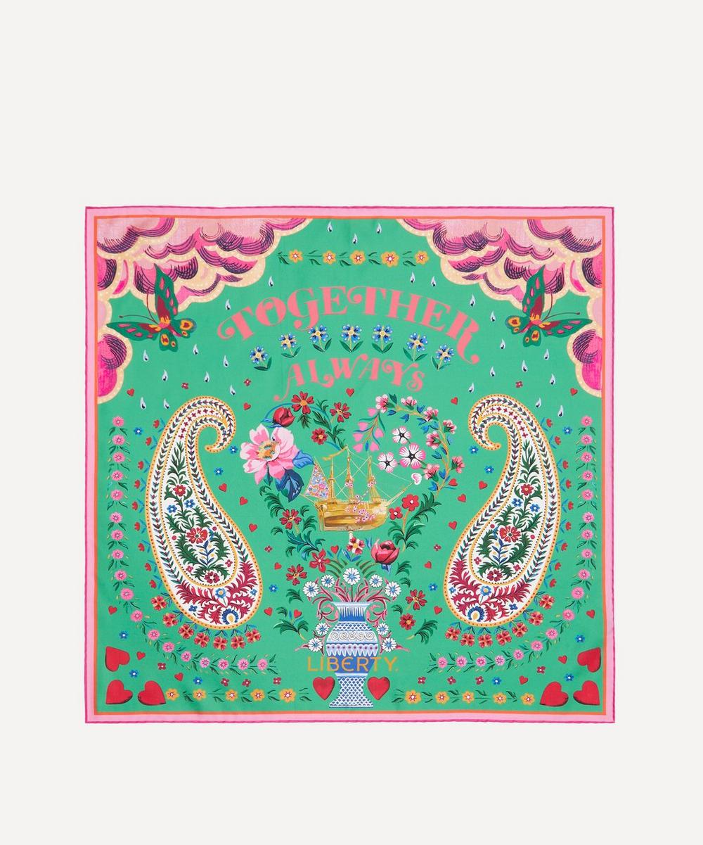 Together Always Silk Scarf 70