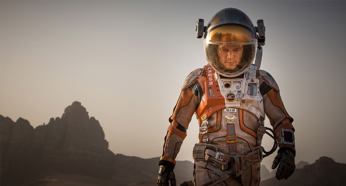 Matt Damon as Mark Watney in ‘The Martian’