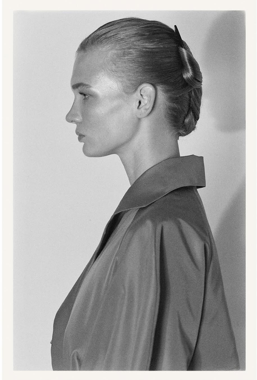 chignon hairstyles in The Row summer 2026 collection