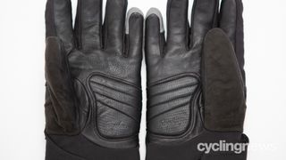Rapha Deep Winter Glove detail of the leather palms