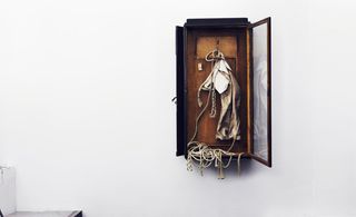 Stockholm-based photographer Tomas Monka shot installations in a cabinet once owned by Victor Hugo