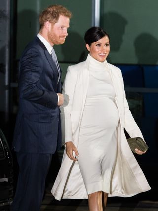 The Duke and Duchess of Sussex at a gala performance Of "The Wider Earth"