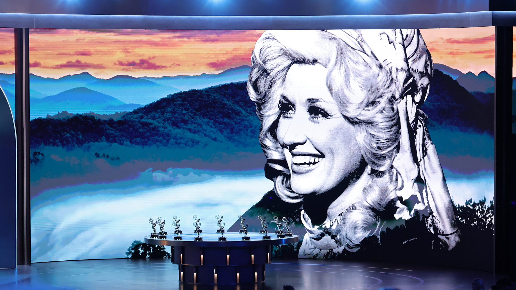 View of the stage during the Dolly Parton tribute during the 78th Primetime Emmy Awards at Peacock Theater on September 14, 2026 in Los Angeles, California. 