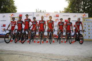 The BMC team for the 2015 Tour de France