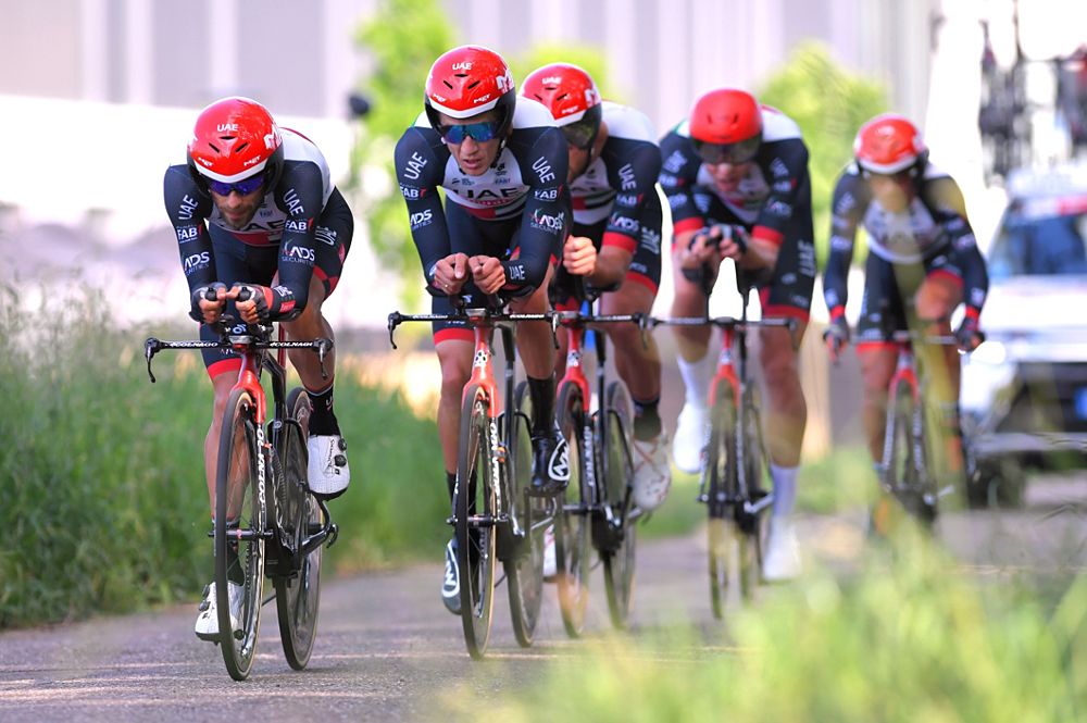 Matteo Bono of Italy and UAE Team Emirates