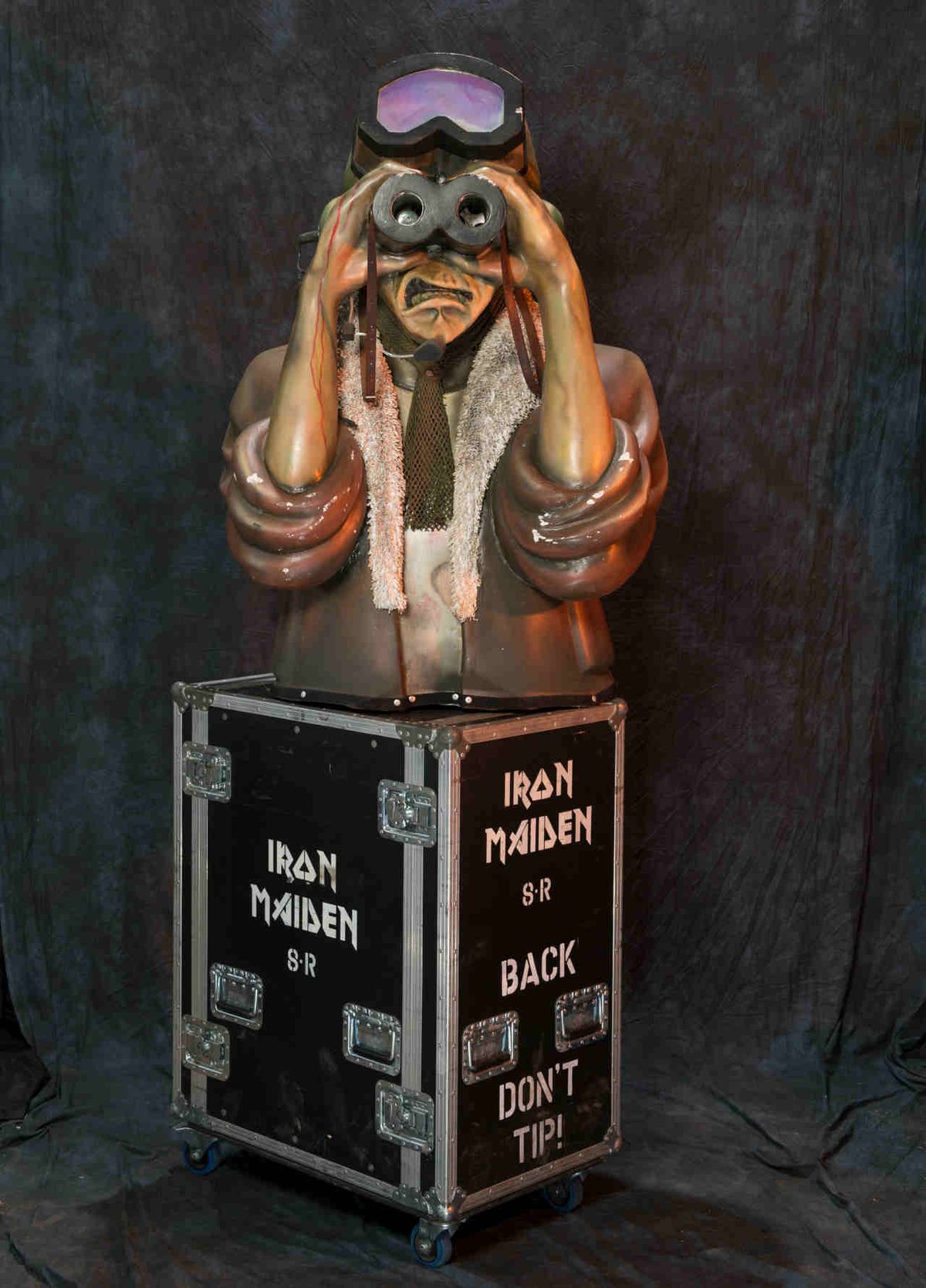 Memorabilia from the Iron Maiden Infinite Dreams Experience exhibition