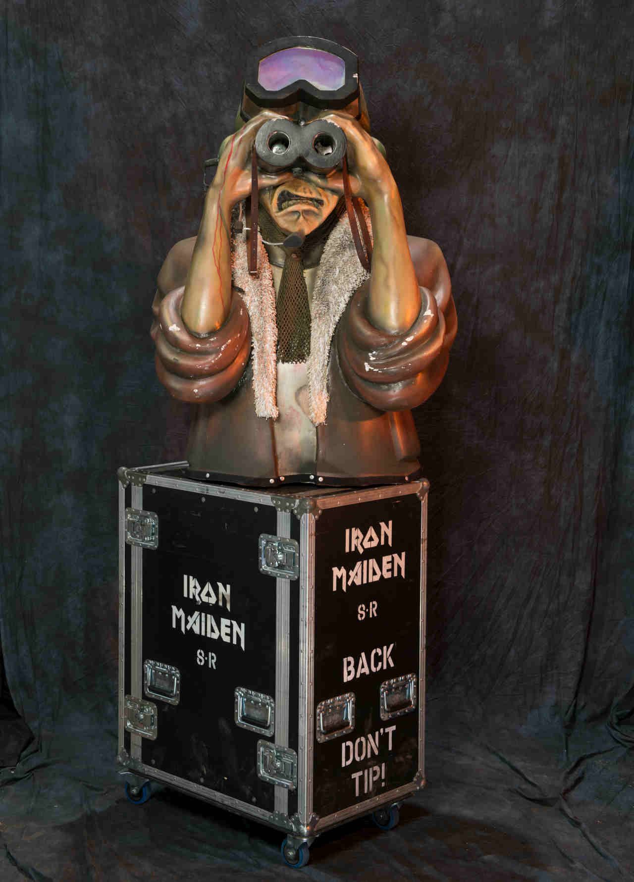 Memorabilia from the Iron Maiden Infinite Dreams Experience exhibition