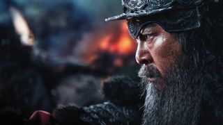 A still of Kim Yoon-seok as Yi Sun-sin, in 'Noryang: Deadly Sea.'