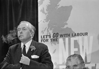 Harold Wilson in 1964.